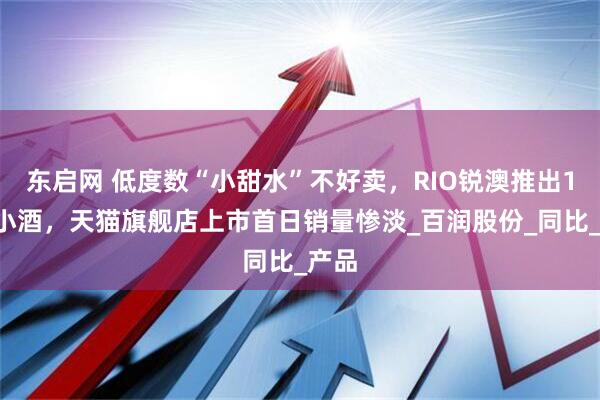 东启网 低度数“小甜水”不好卖，RIO锐澳推出12度小酒，天猫旗舰店上市首日销量惨淡_百润股份_同比_产品